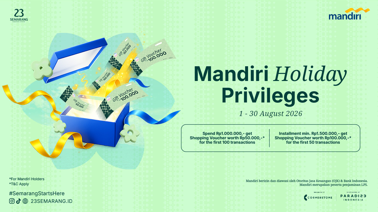 Mandiri Holiday Privileges 1
